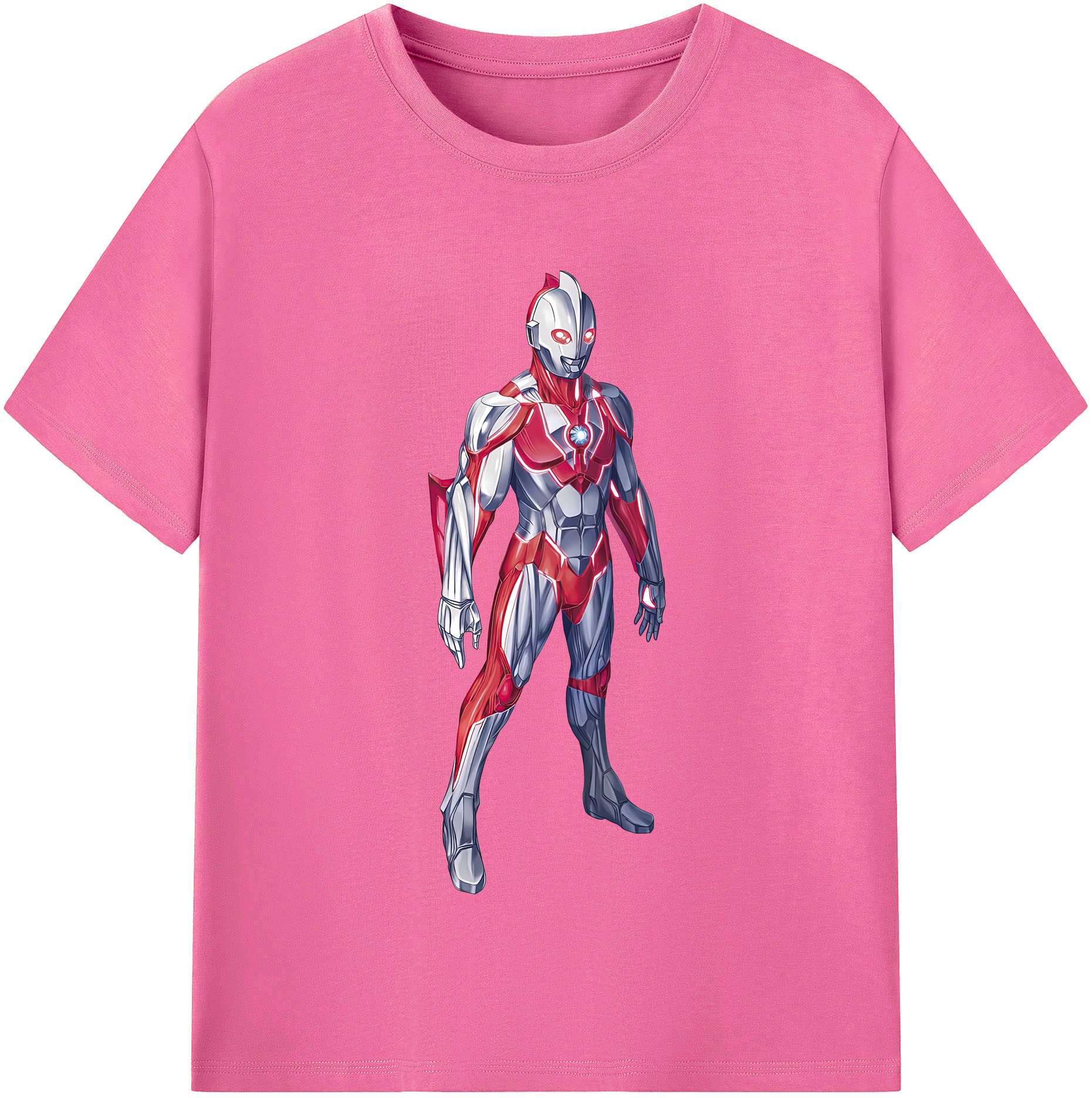 （画像用） ウルトラマン Ultraman レディースカジュアルプリントTシャツ（綿100％）